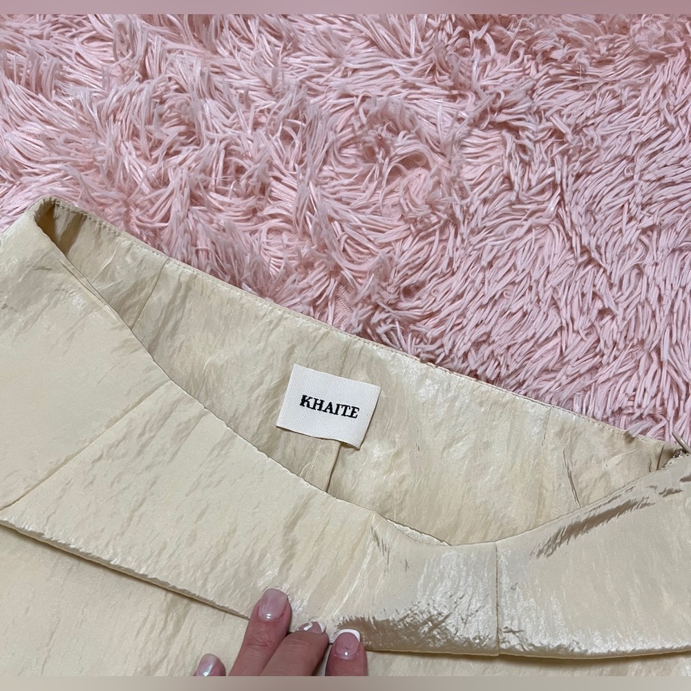 KHAITE Cream Mini Bubble Skirt - Picture 3 of 8